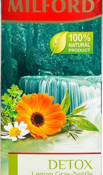 Чайный напиток травяной Milford Detox в пакетиках
