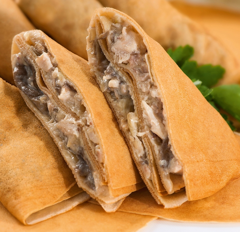 

Блинчики с курицей и грибами "Уже Готово" 160 г