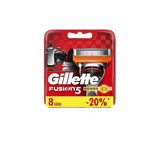 Жиллетт Фьюжн Пауэр Кассета для бритвенного станка 8 шт