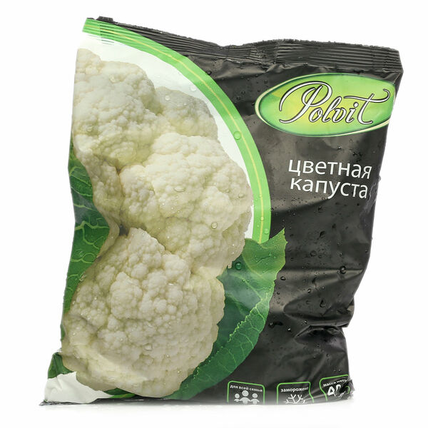 Капуста цветная быстрозамороженная ТМ Polvit (Полвит)