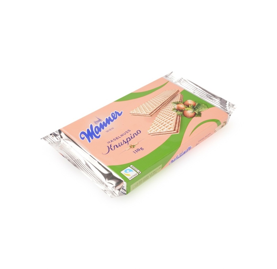 

Вафли Manner Knuspino с ореховым кремом 110 г