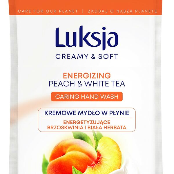 Крем-мыло жидкое Luksja Peach & White Tea 400мл