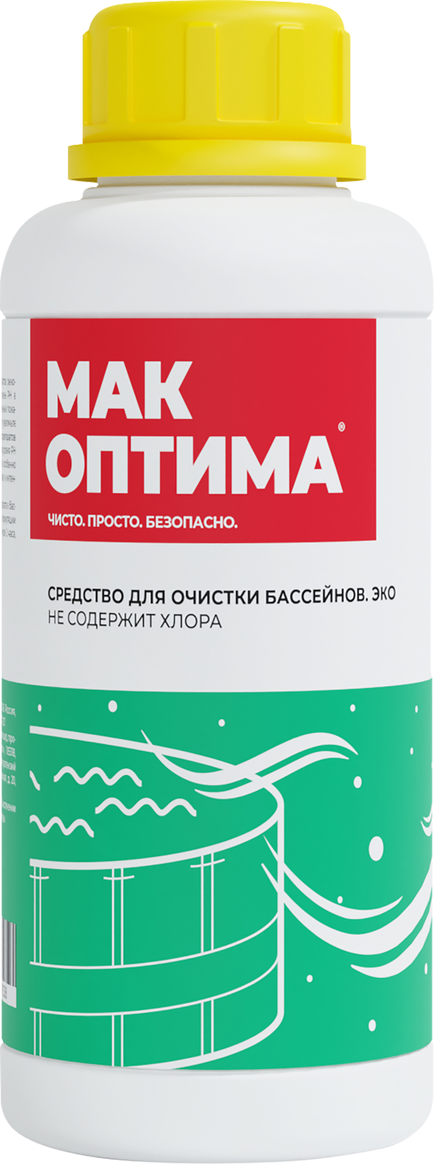 

Средство для очистки бассейна МАК ОПТИМА Eco, Арт. 11638