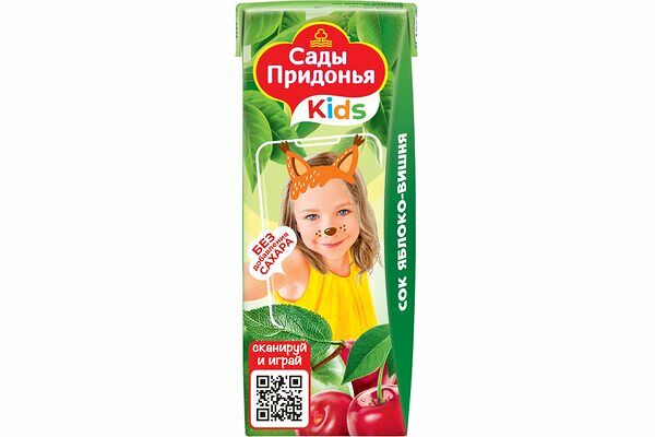 Сок Сады Придонья Яблоко-вишня без сахара