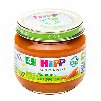 Овощное пюре Hipp Мое первое пюре морковь, с 4 месяцев