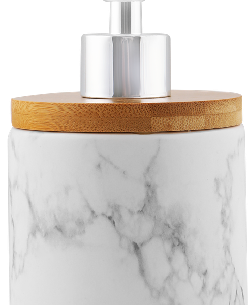 Дозатор для мыла HOMECLUB Mineral доломит, бамбук Арт. LK2072701
