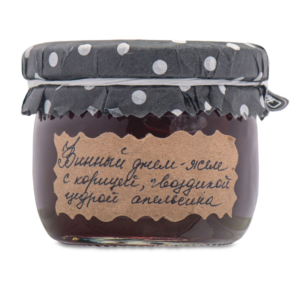 

Джем Ko&Co из вина с цедрой и пряностями 130 г