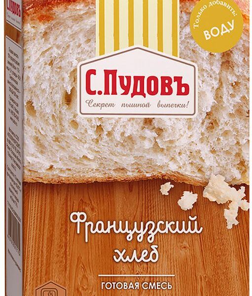 Смесь для выпечки С.Пудовъ Французский хлеб 500 г