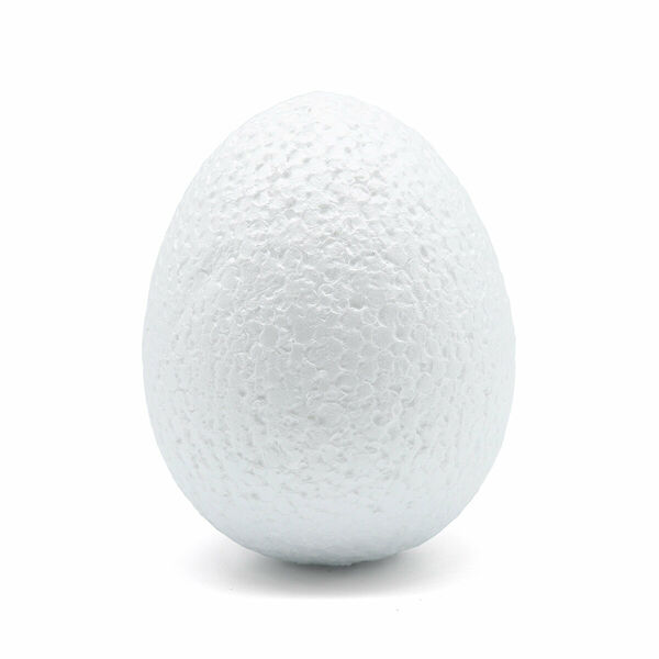 Заготовка для декорирования из пенопласта 'Яйцо', h 90мм, d 70мм, ,шт