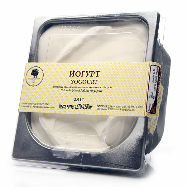 Домашнее итальянское молочное мороженое с йогуртом ТМ Gelato Di Natura (Желато Ди Натура)