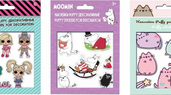 Набор стикеров Puffy в ассортименте 1шт.