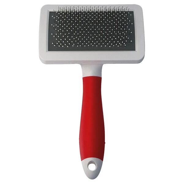 Пуходёрка ZooOne Ред с активным кордом самоочищающаяся с каплей M средняя