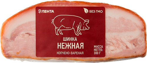 Шинка копчено-вареная ЛЕНТА, 300г
