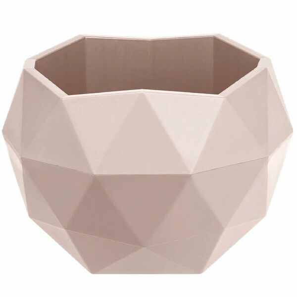 Кашпо BMS Топаз цвет пудровый, 0.45л