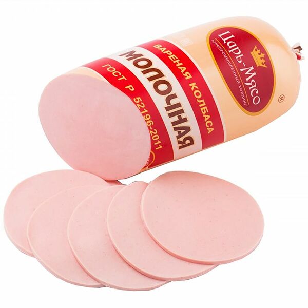 Колбаса варёная Царь-Мясо Молочная ГОСТ категория Б 400 г