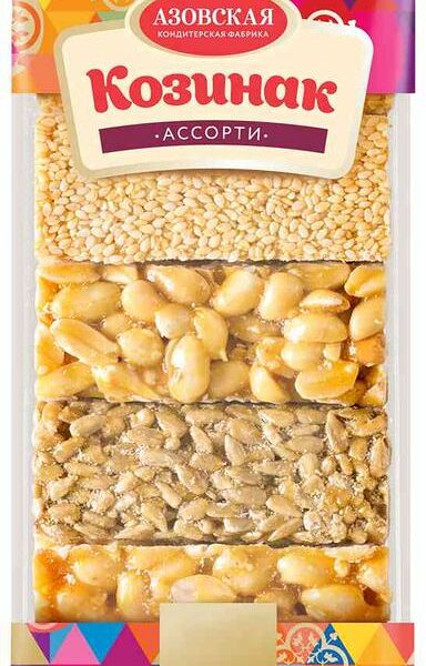 Козинак Азовская кондитерская фабрика, ассорти 280 г