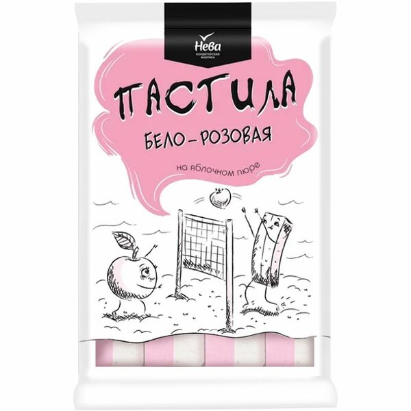 Пастила ЛЯНЕЖ Бело-розовая
