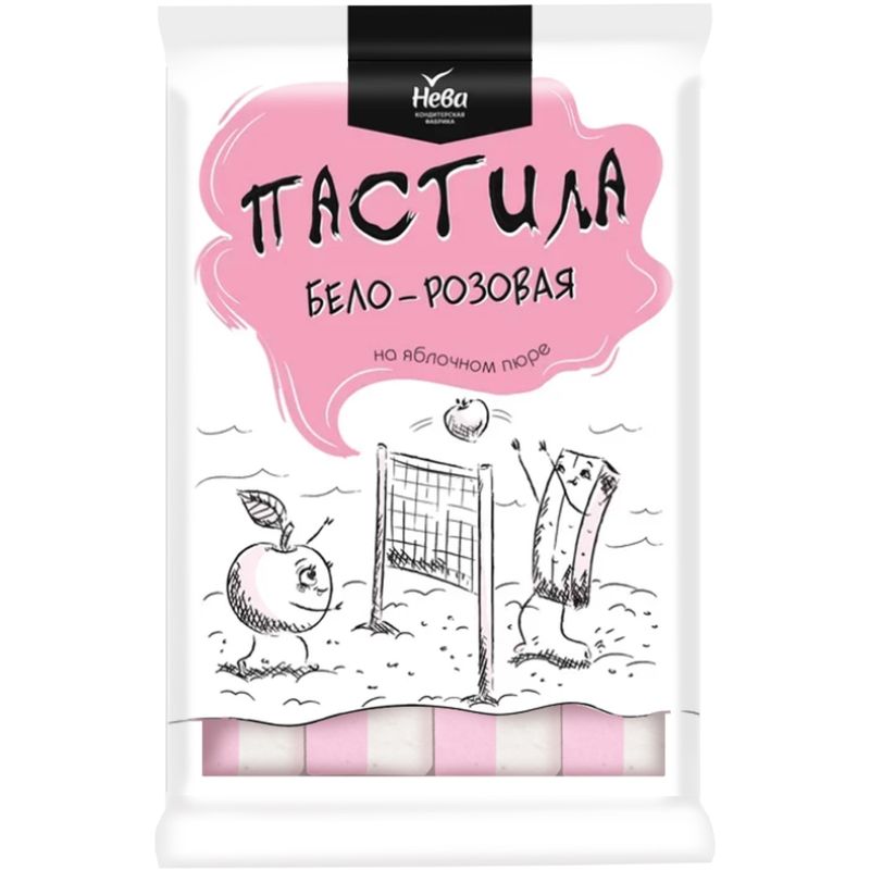 

Пастила Нева бело-розовая 200 г