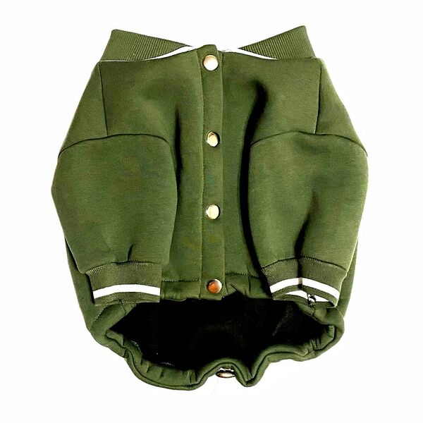 Толстовка для собак FORBULLDOGY Рост Mini размер S, хаки