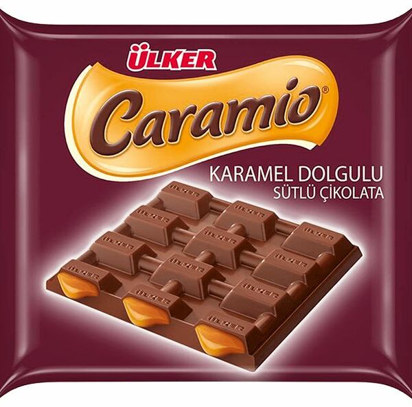 Плитка Ulker Caramio молочная с карамельной начинкой 55г
