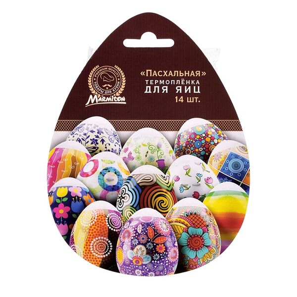 Термоплёнка для украшения яиц «Пасхальная», Marmiton, 2 шт.*7 наклеек, Китай