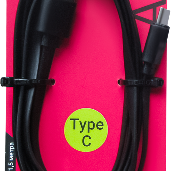 Кабель GAL USB A – type-C, 2А, плоский, 1.5м