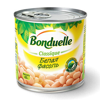 Фасоль консервированная Bonduelle белая,400 г