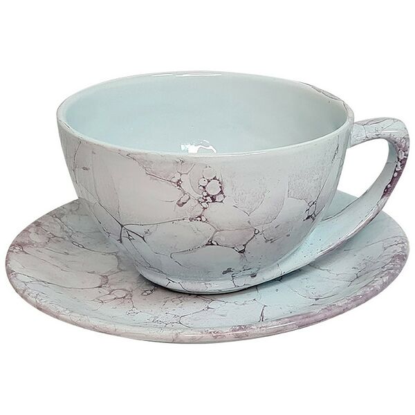 Пара чайная Романтика Элегант, 250 мл, керамика