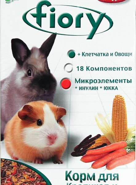 Корм для морских свинок и кроликов Fiory 850г