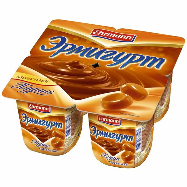 Пудинг Эрмигурт карамель 3%, 100г
