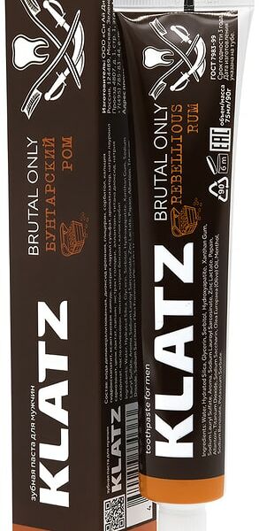 Зубная паста Klatz Brutal Only Бунтарский ром 75мл