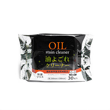 Салфетки влажные для удаления масляных пятен, Moritoku, 30 шт., 20*20 см, Япония