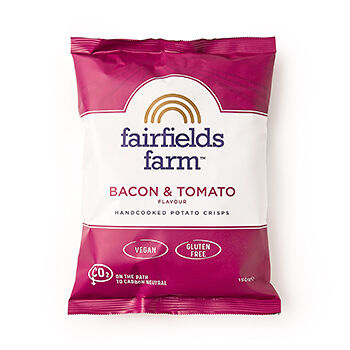 Чипсы картофельные Fairfields farm с беконом и томатами (без глютена) 150г, Великобритания