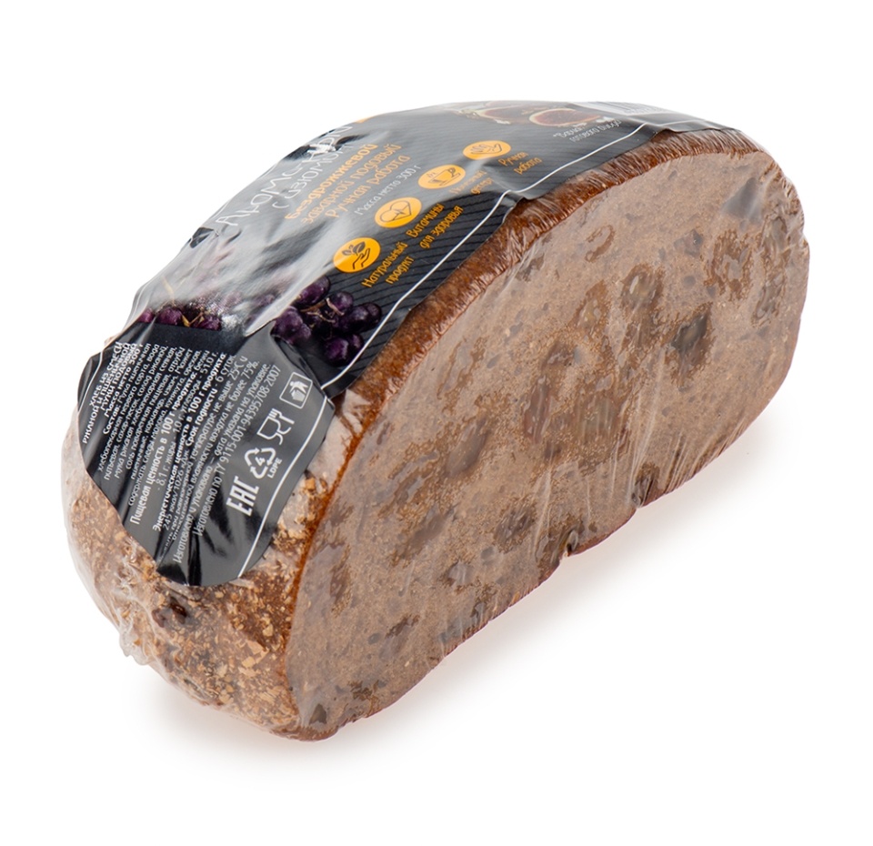 

Хлеб ржано-пшеничный Рижский хлеб Ароматный с изюмом целый 300 г