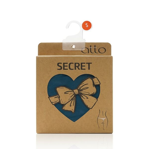 Женские трусы-стринги Atto Secret, изумрудные, S