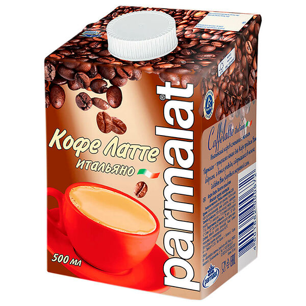 Коктейль Кофе Латте итальяна Parmalat 0,5л