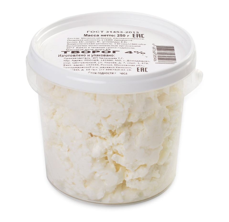 

Творог из нормализованного молока 4% от Татьяны Челышевой, «Наша Ферма»