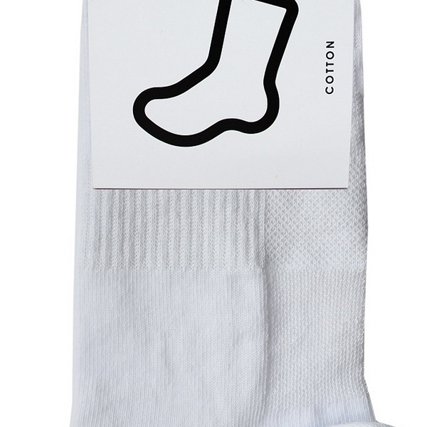 Носки женские Marso НЖГ-0023 укороченные хлопок-полиамид белые, 38-40