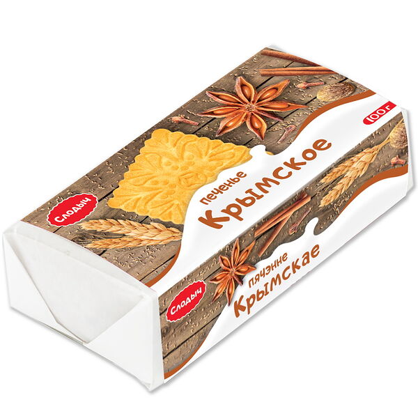 Печенье Крымское вес 100 г. Слодыч БЕЛАРУСЬ