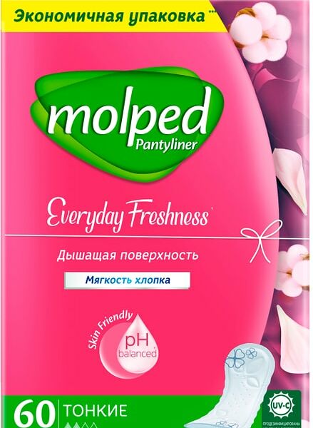 Прокладки ежедневные Molped 60шт