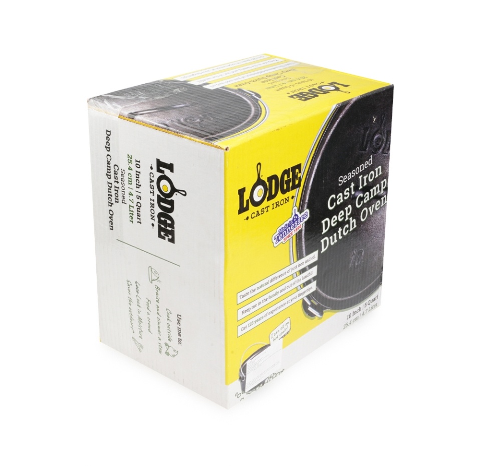 

Казан чугунный Lodge диаметр 25.4 см 4.7 л