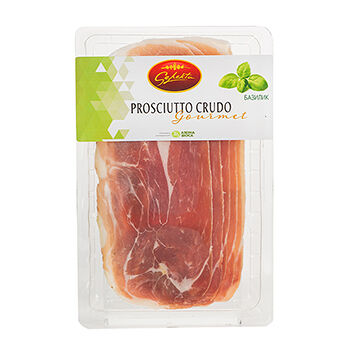 Окорок свиной сыровяленый «Прошутто крудо» с базиликом, San Michele