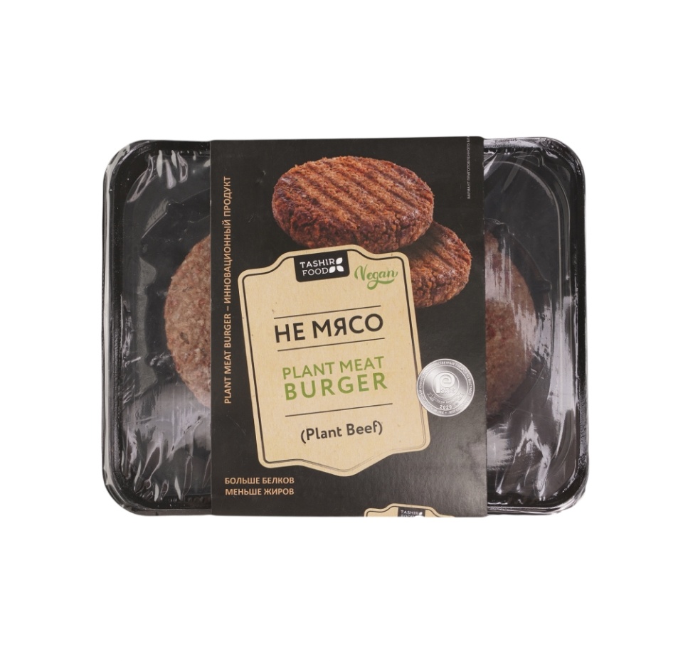 

Котлета веганская Plant Meat с ароматом говядины, «Не мясо», 228 г, Россия