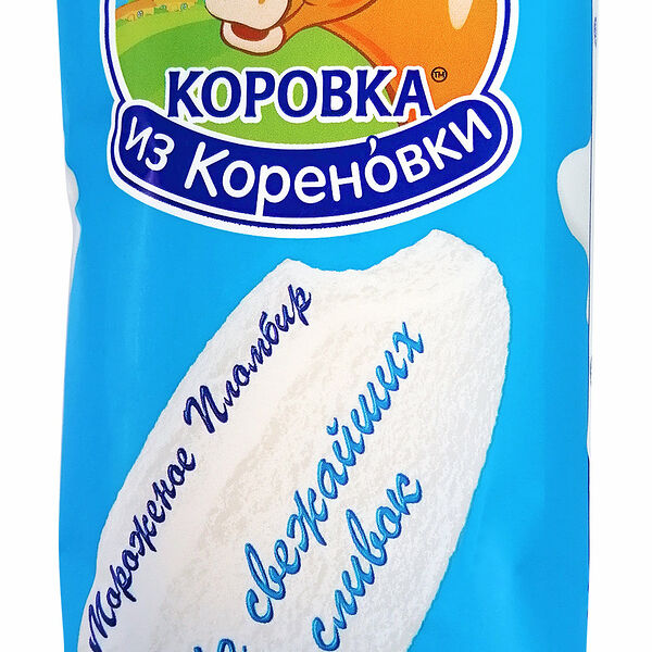 Мороженое пломбир ванильный эскимо 15% ТМ Коровка из Кореновки