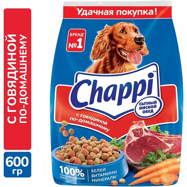 Корм для собак Chappi говядина