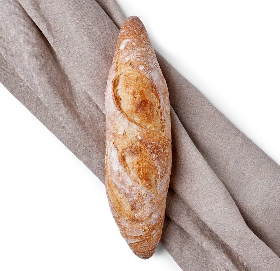 

Полубагет на закваске из каменной печи Mr. Zlak 125 г, Россия