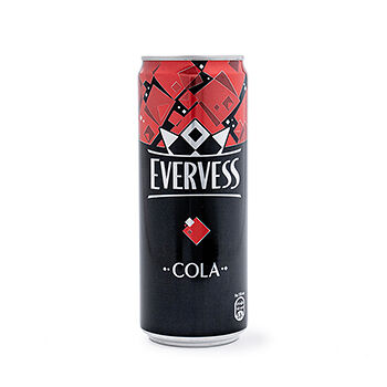 Кола газированный напиток Evervess Cola/Эвервесс 0,33л, банка