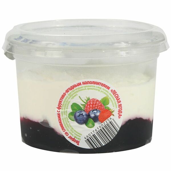 Творог ЦарКа со сливками с наполнителем Лесные ягоды 5%