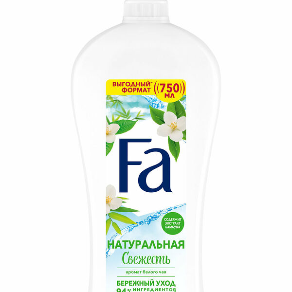 Гель для душа Fa Натуральная свежесть аромат белого чая