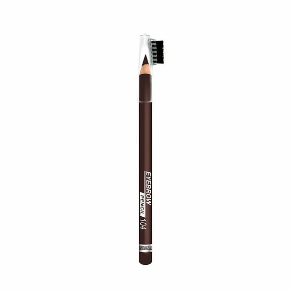 Карандаш для бровей LuxVisage Eyebrow Pencil т.104 Темно-коричневый 1,75 г